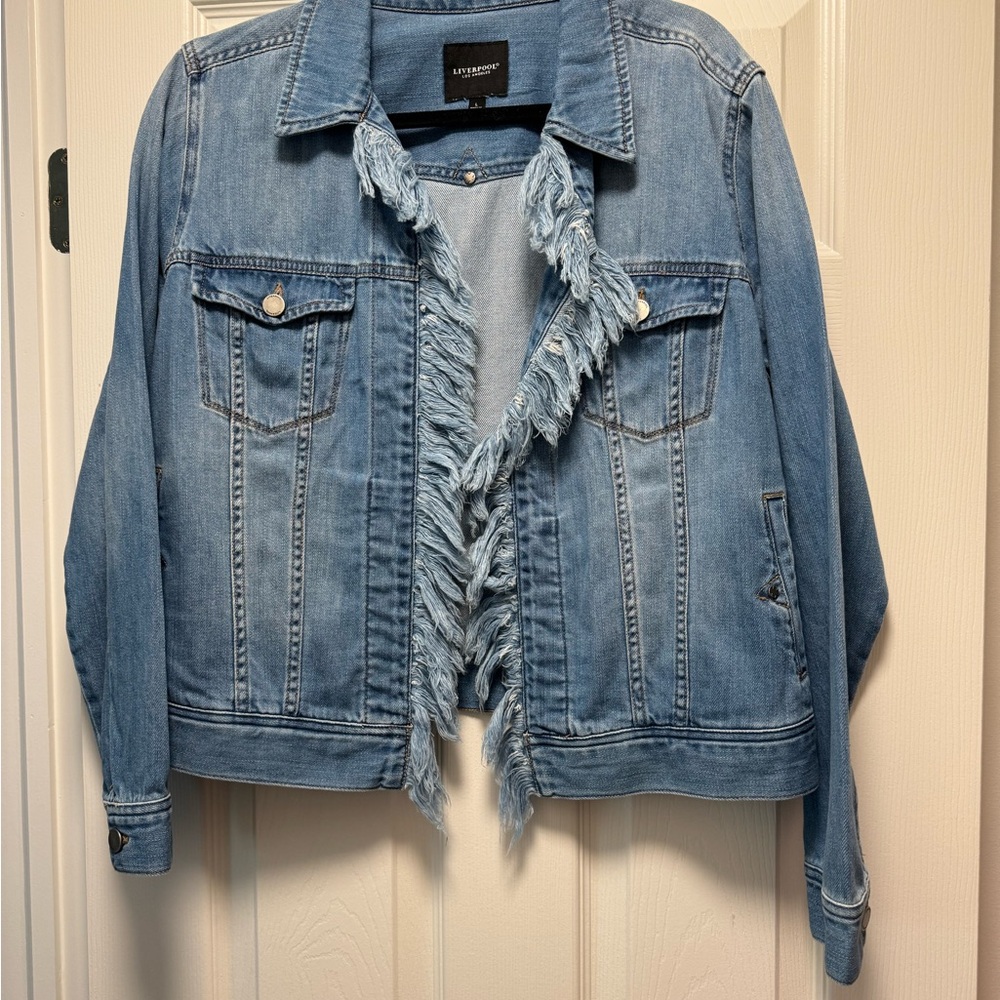 Brand new without tags Liverpool denim jacket…never worn.